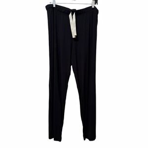 Boody Womens Goodnight Bamboo Jersey Fabric Sleep Pant Size XL Black Cozy Pajama